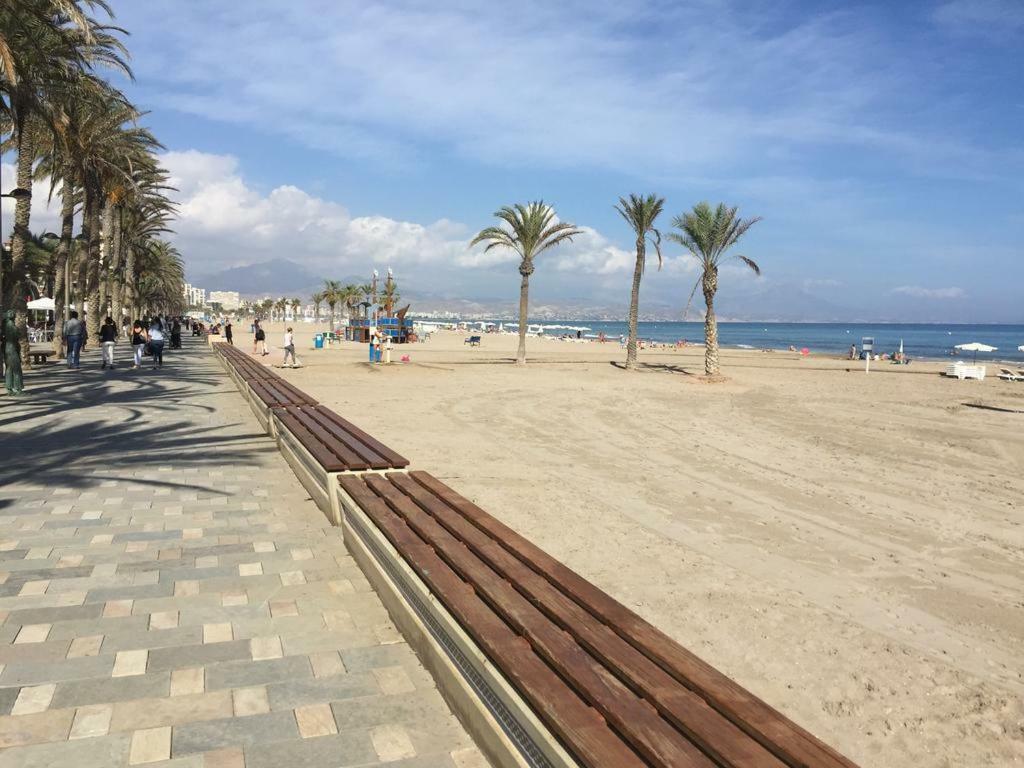 Appartamento 1A Linea Playa San Juan. Vistas. Piscina. Bbq. Gym El Campello Esterno foto